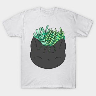 Cat head planter T-Shirt